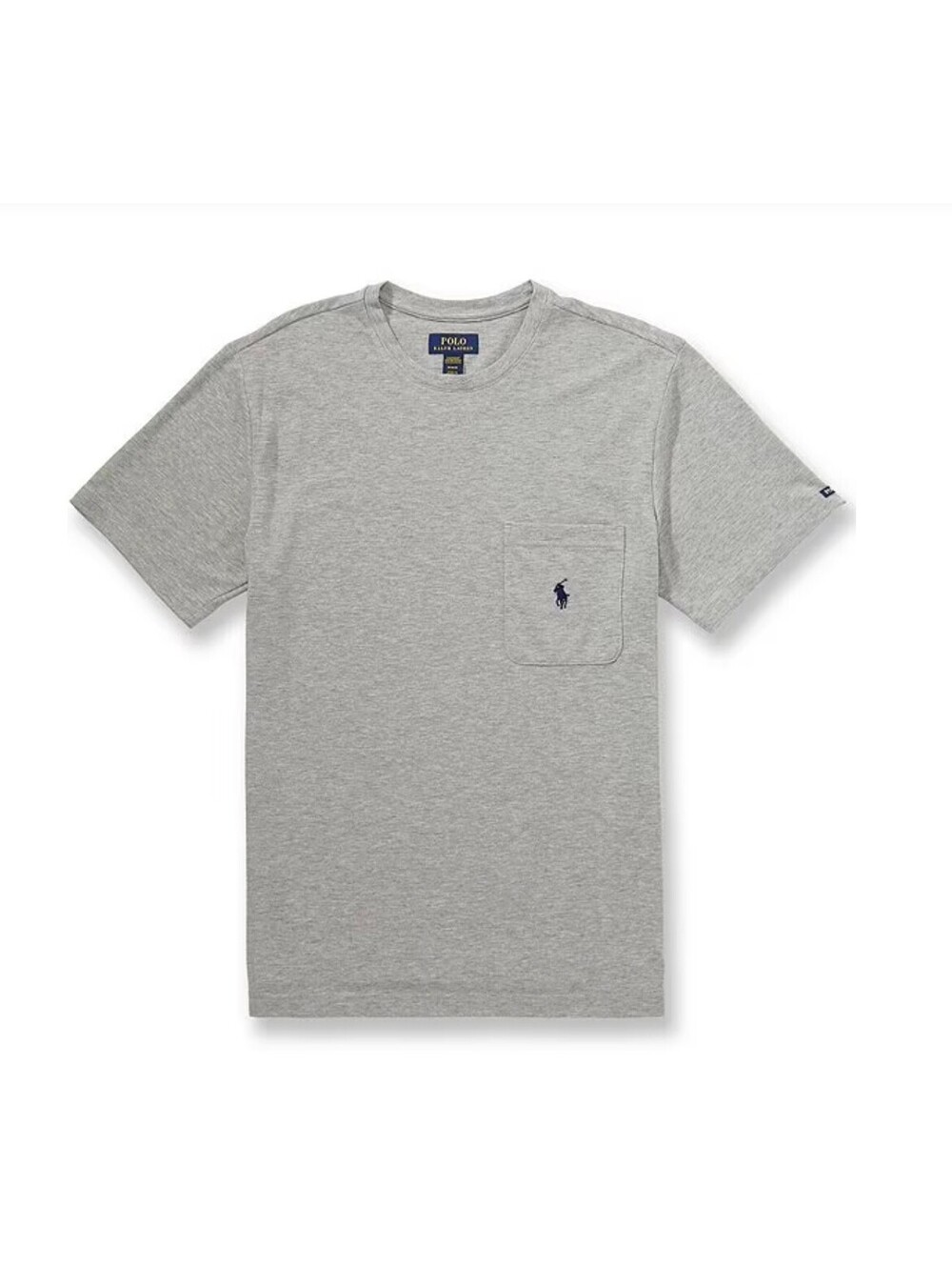 NWT Polo Ralph Lauren Grey Pocket Logo Tee - Size L